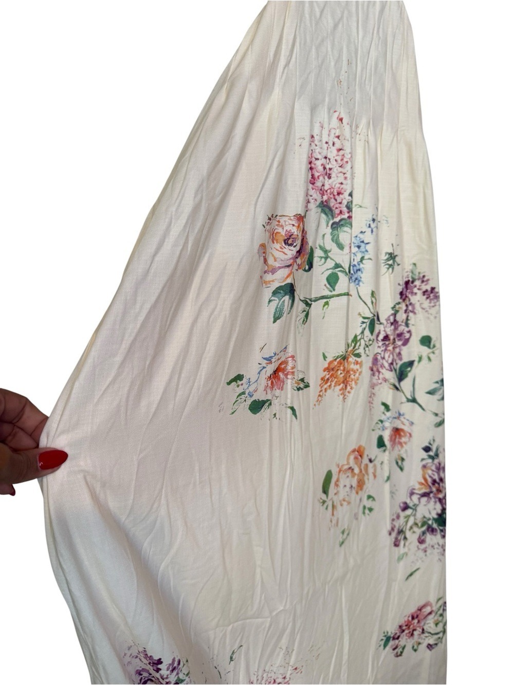 Commense Floral Print Lace-Up Back Sleeveless Dress - Picture 8 of 13